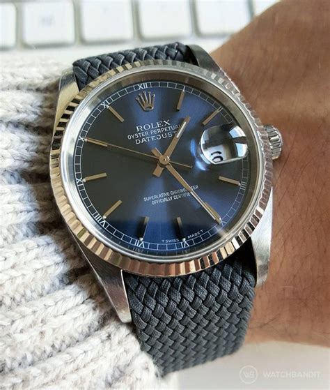 rolex datejust perlon